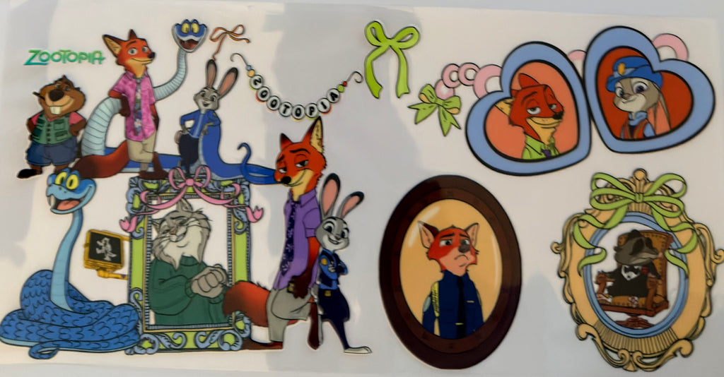 Inside Out/Zootopia Wraps