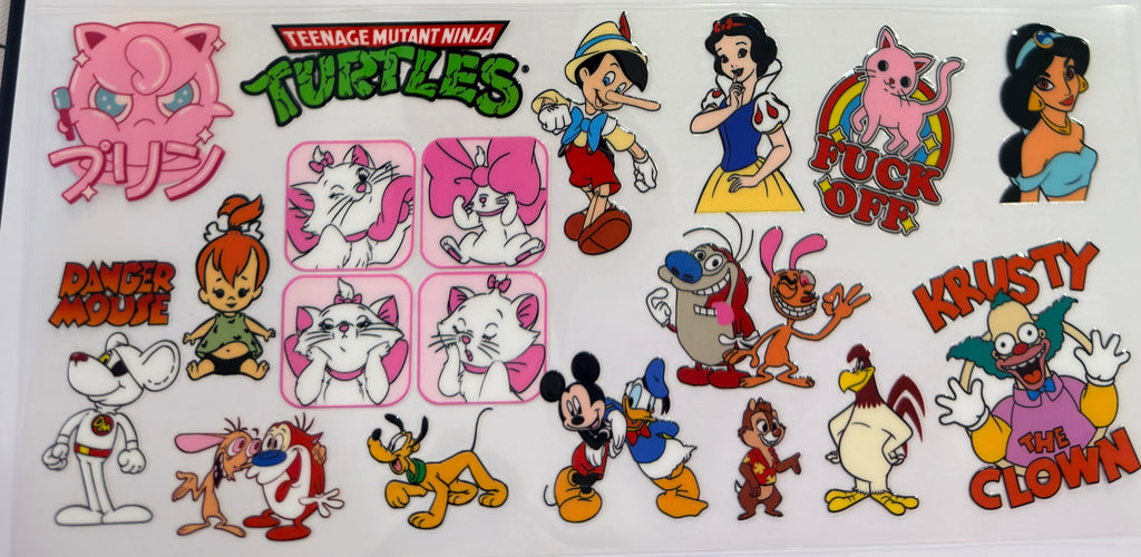 90’s/Misc. Cartoon Wraps