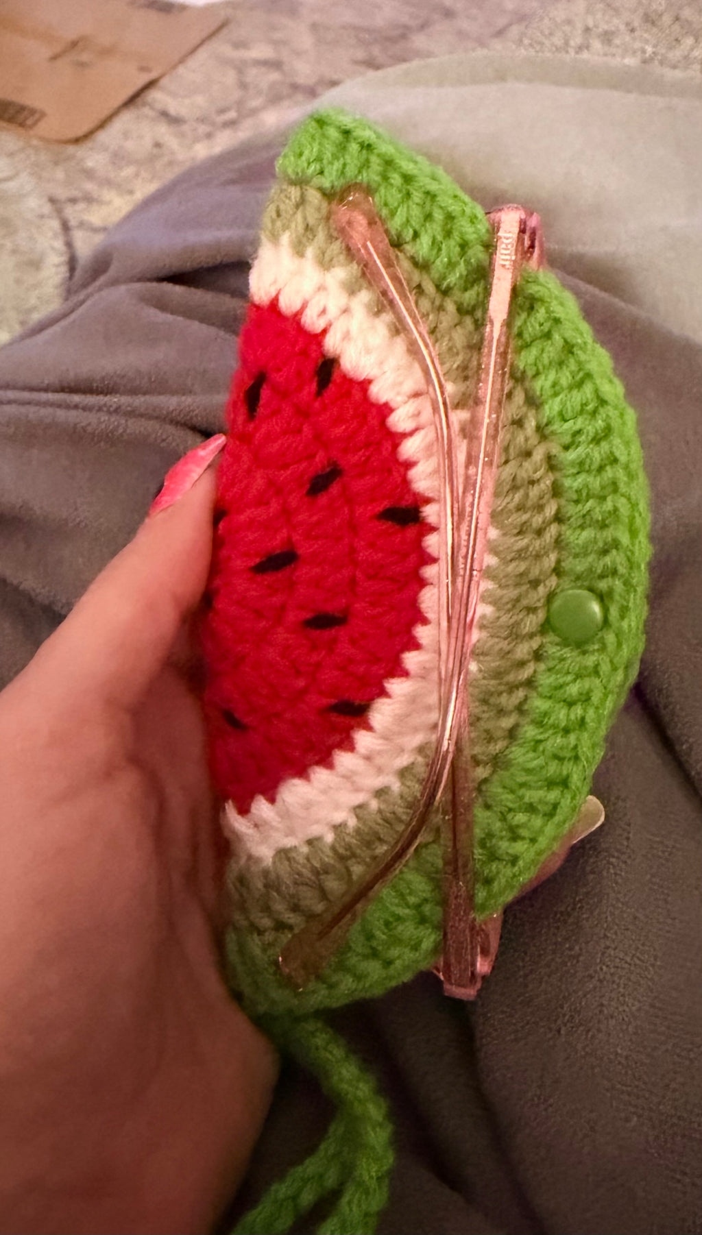 Crochet Eyeglass Holder