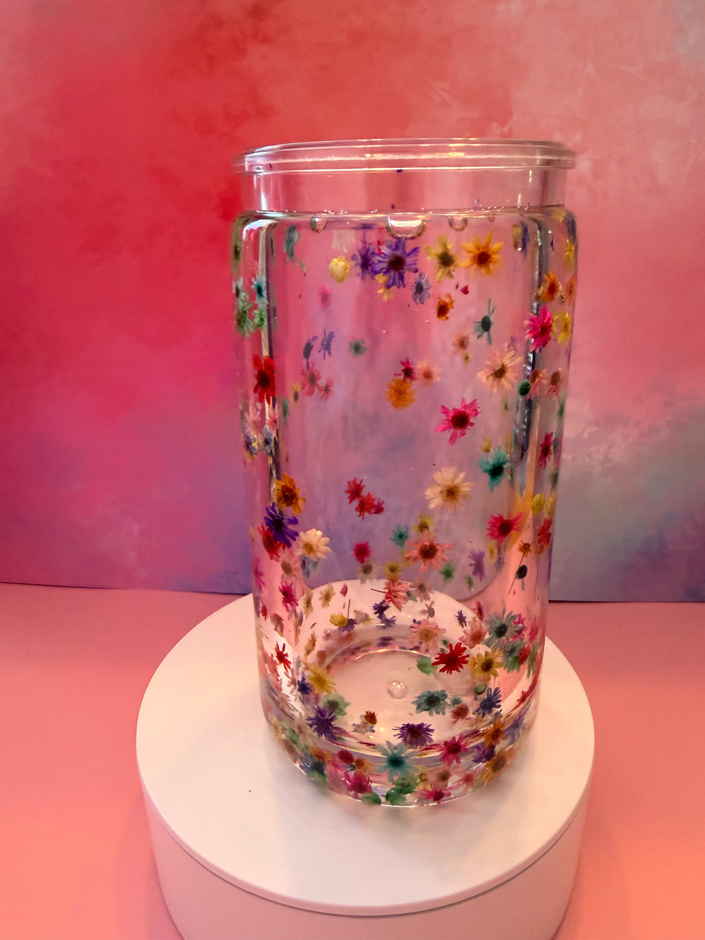 Premade Dried Flower Tumbler 16 oz.