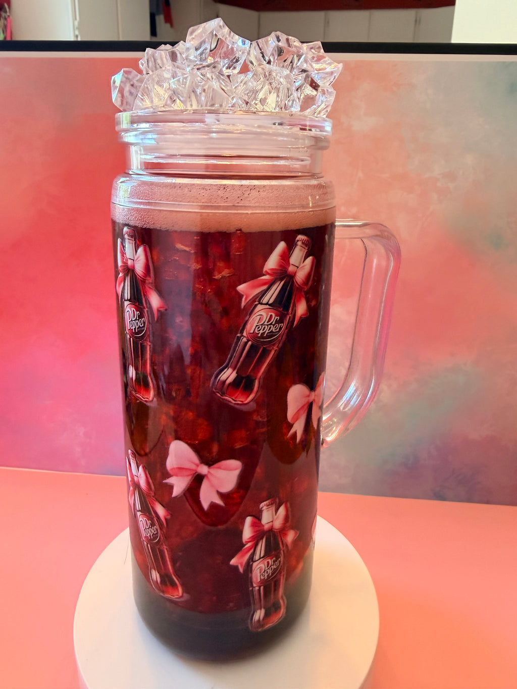 Premade Dr. Pepper Soda Tumbler 20 oz.