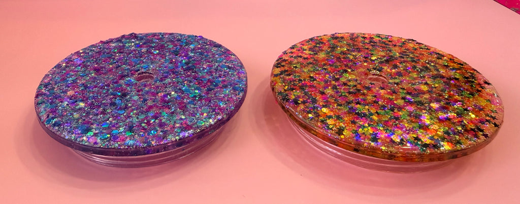 Colored/Bling/Ice/Resin Lids