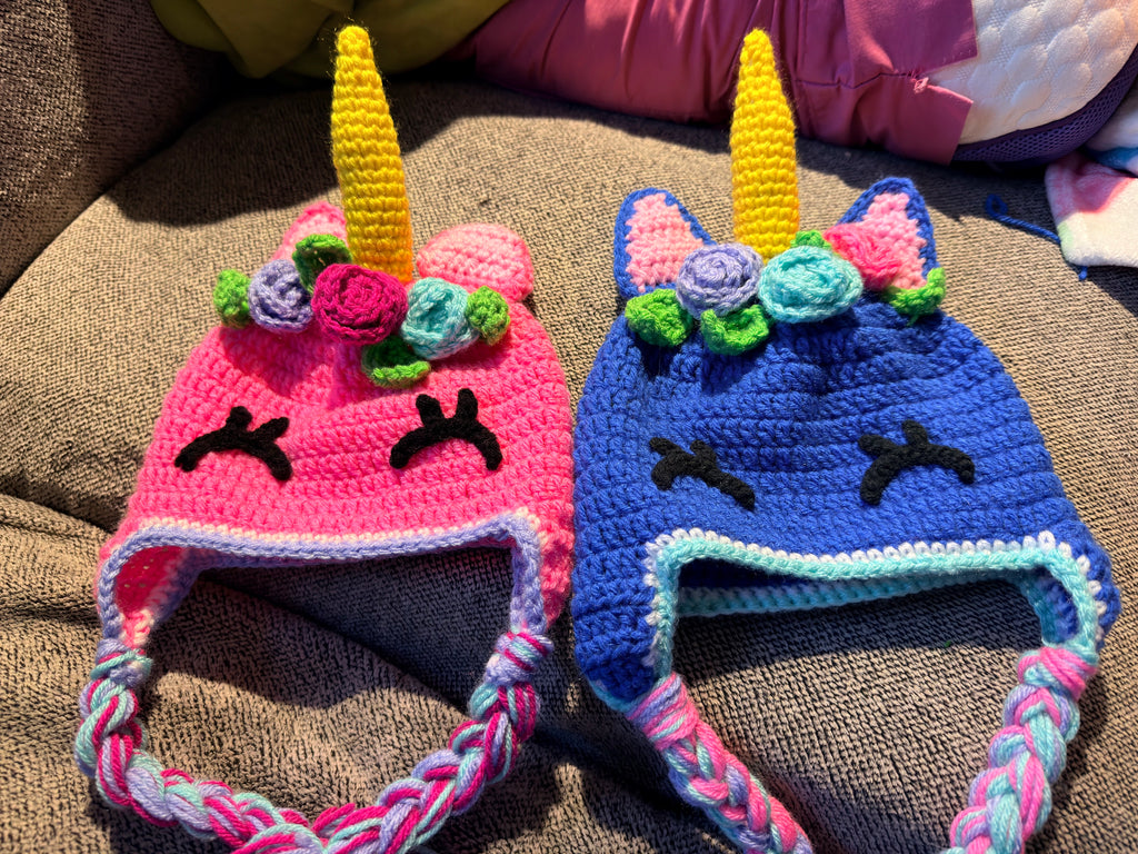 Crochet Unicorn Beanie