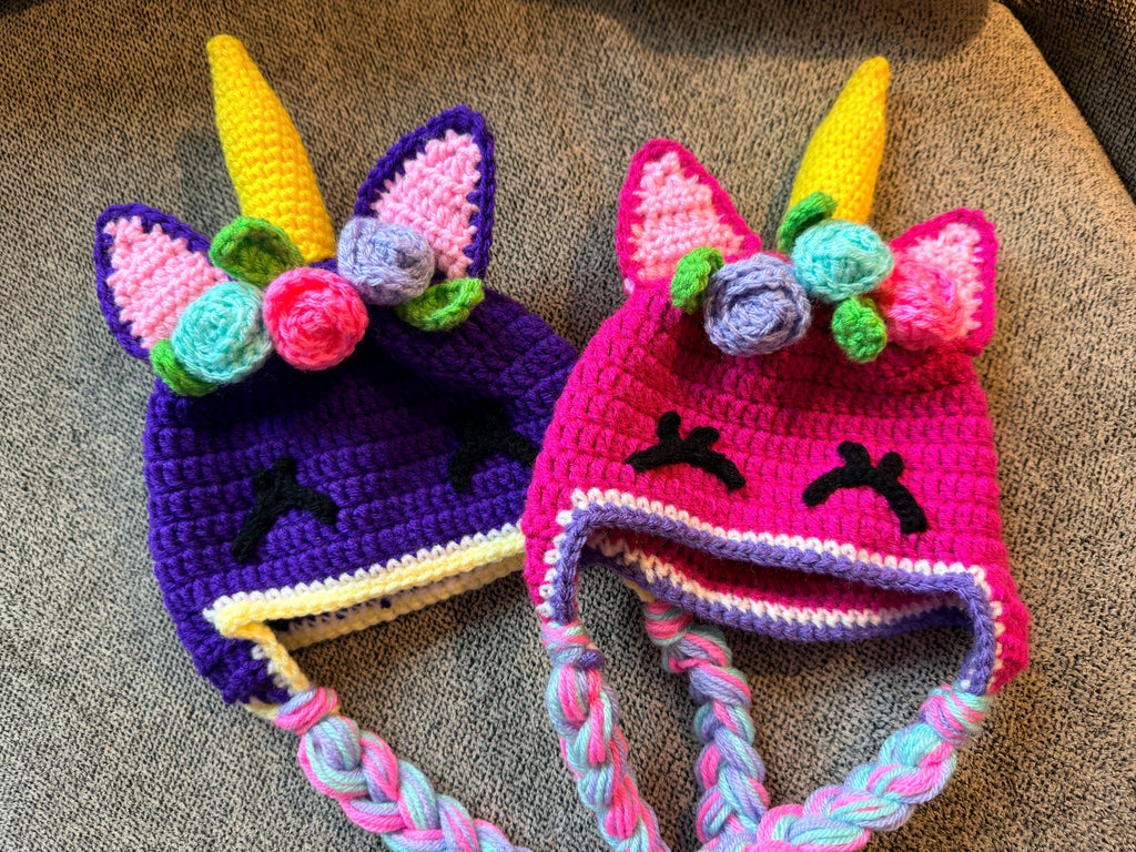 Crochet Unicorn Beanie