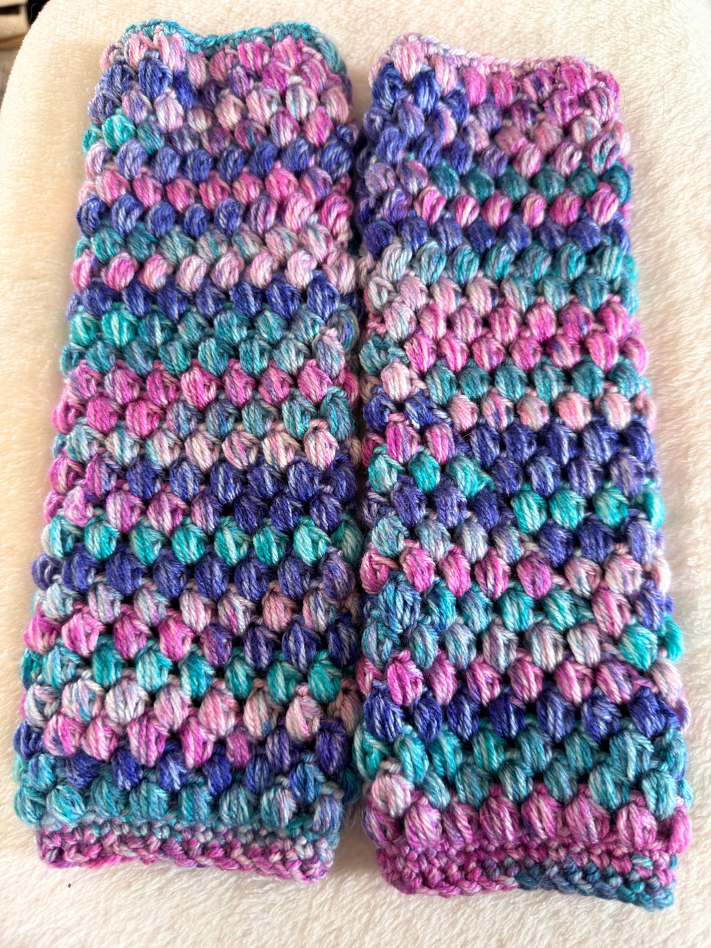 Chunky Crochet Fingerless Gloves